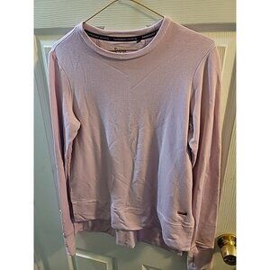 superdry sport Lilac Purple Womans Sweater. Thumb Holes. Size 6